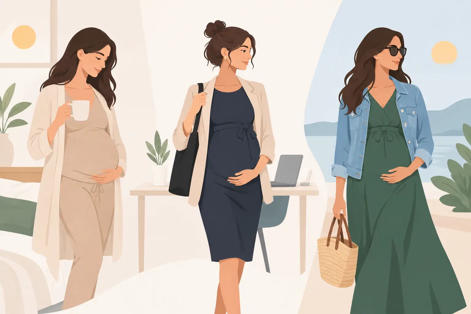 Maternity Fashion That Grows With Your Day