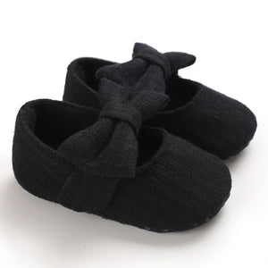 Wool Baby Knitted Bow Baby Shoes: Style Meets Comfort