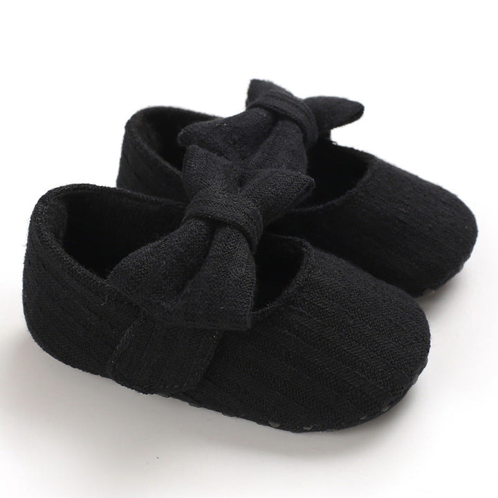 Wool Baby Knitted Bow Baby Shoes: Style Meets Comfort