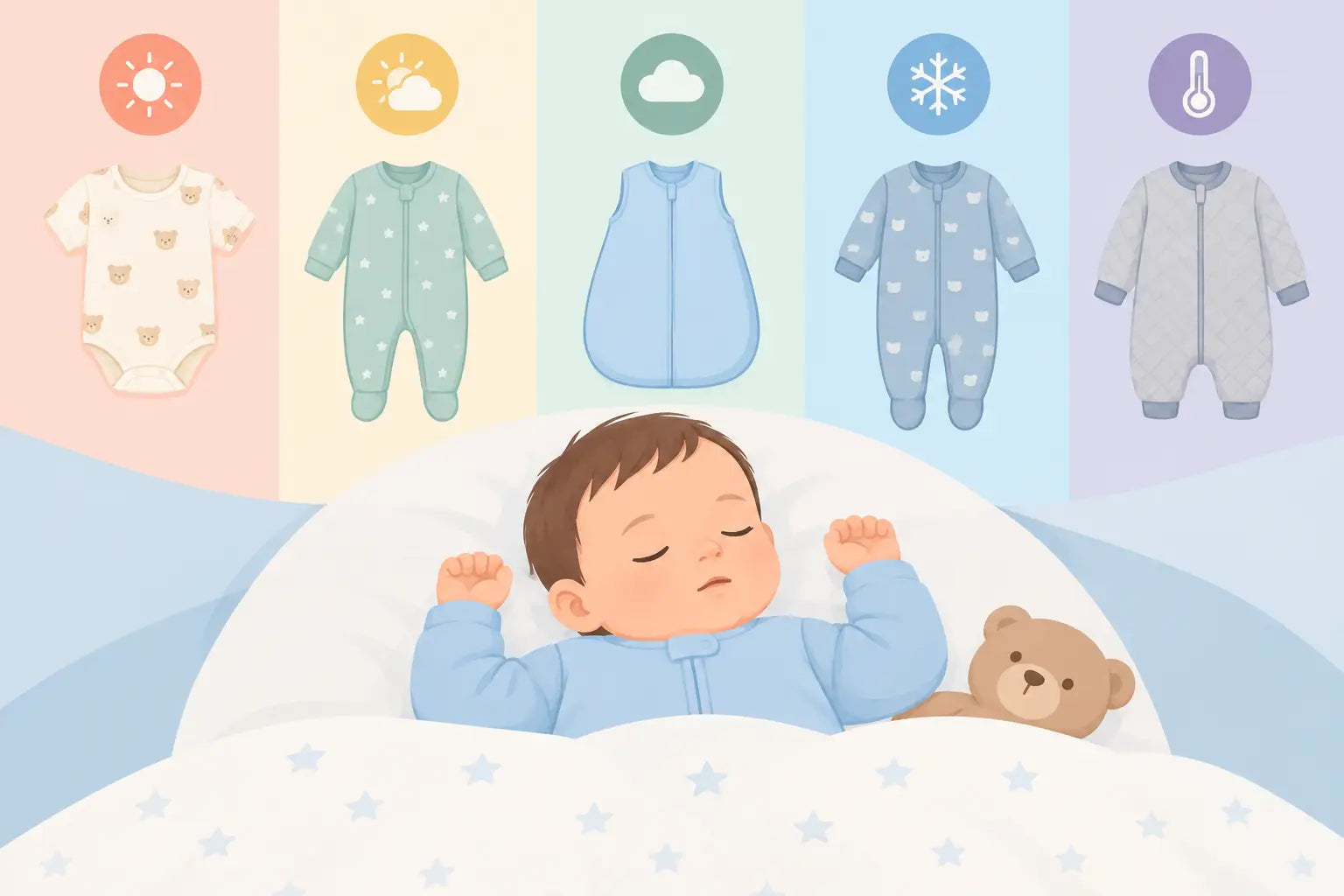 Infant Sleepwear Temperature Guide for Every Night