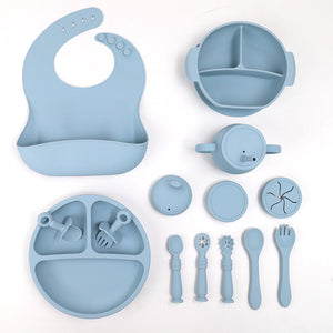 Why You Need the Silicone Baby Feeding Tableware Set