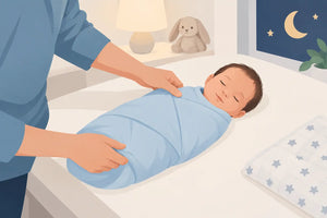 How to Swaddle Newborn Safely at Bedtime