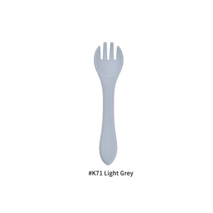 Food Grade Baby Feeding Tableware Silicone Fork