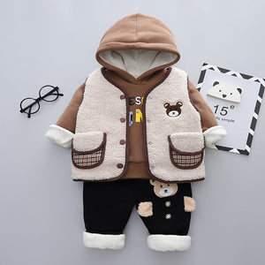 Why the Baby Plus Velvet Warm Outfit for Kids is a Must-Have this Season