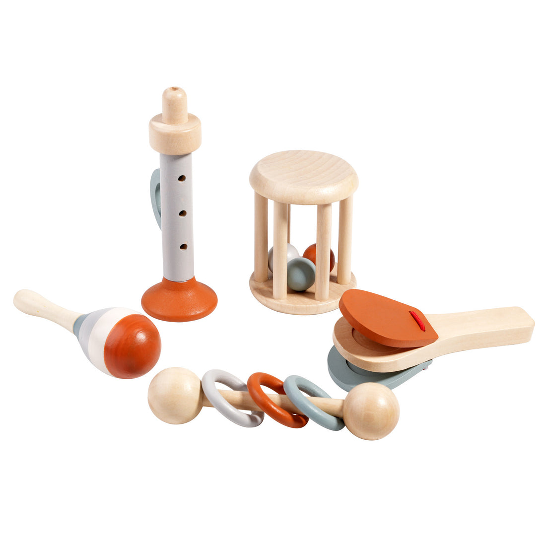 Baby Rattle Early Education Wooden Toys