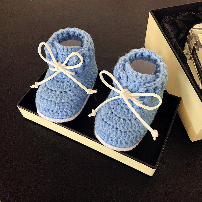 Hand-Woven Baby Shoes for Boys and Girls
