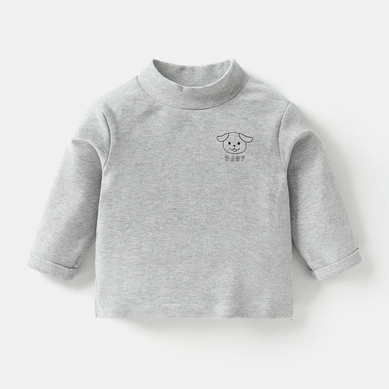 Baby High Neck Bodysuit Shirt