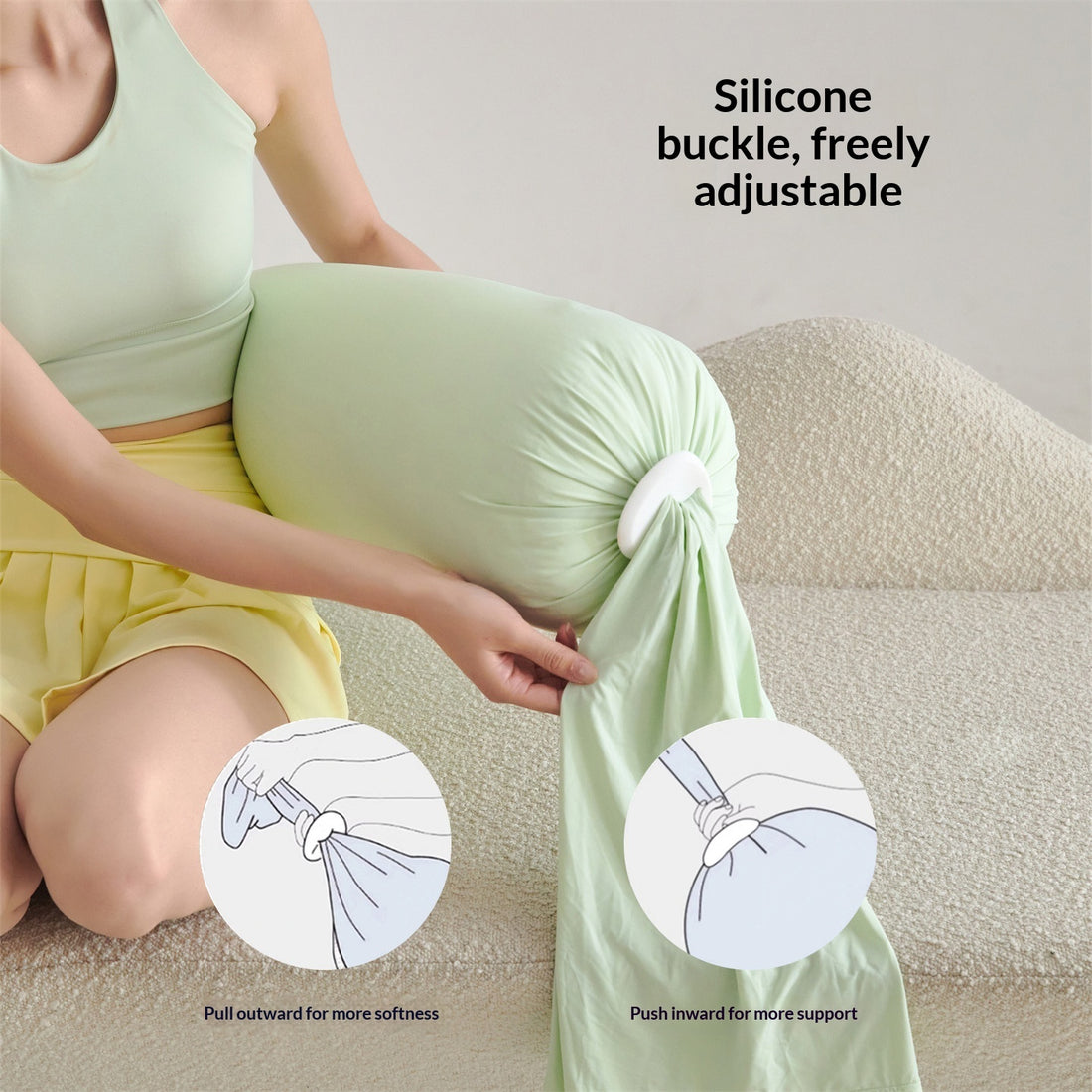 Multi-functional Skin-friendly Side sleeping Maternity Pillow