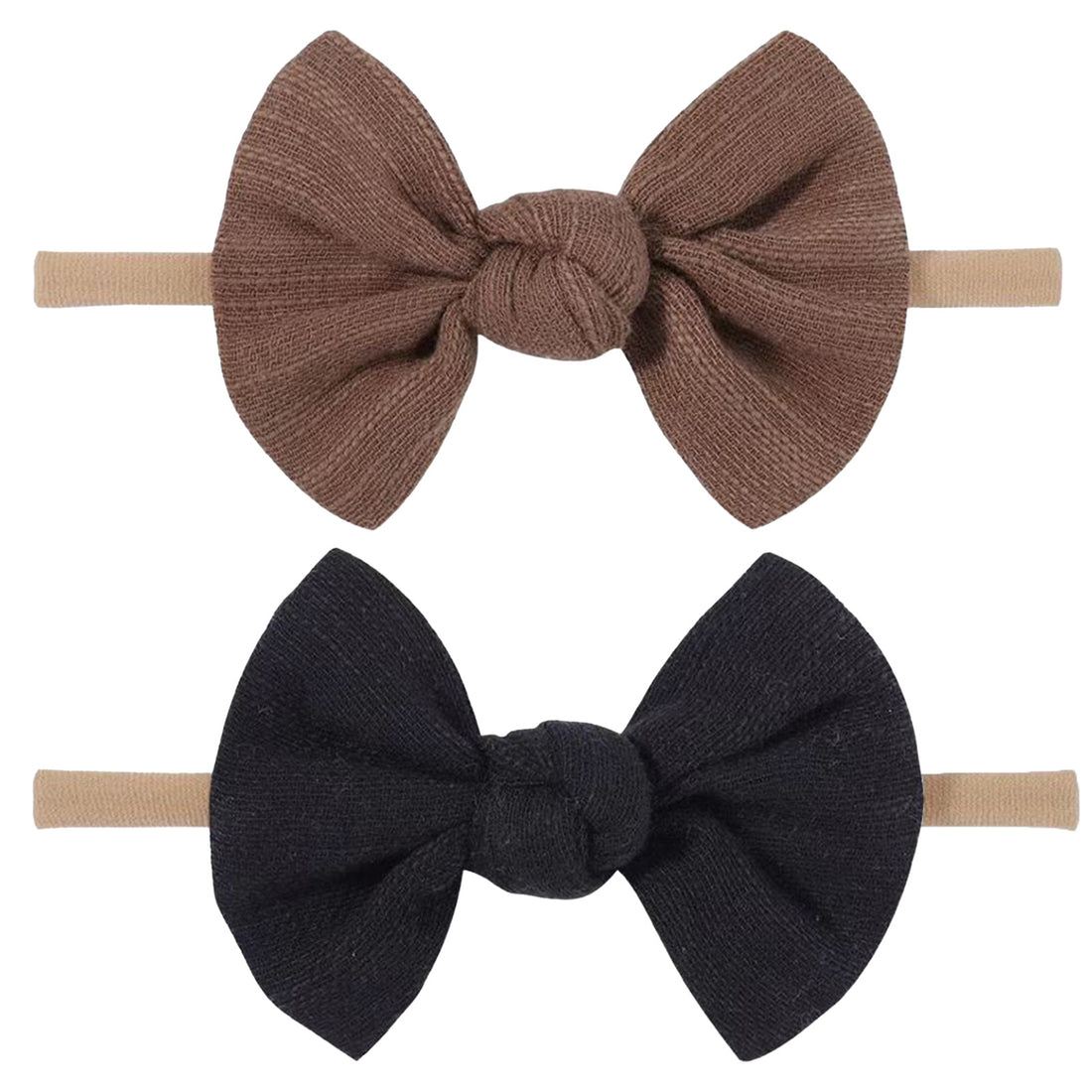 Soft Nylon Baby Headbands With Bow Hair Accessories
