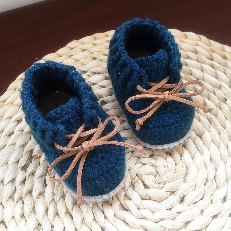 Hand-Woven Baby Shoes for Boys and Girls