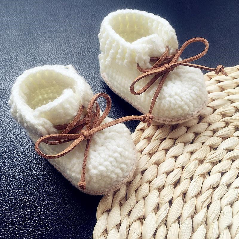 Hand-Woven Baby Shoes for Boys and Girls