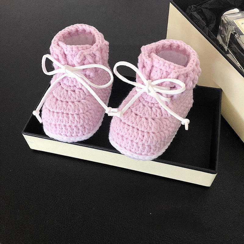 Hand-Woven Baby Shoes for Boys and Girls