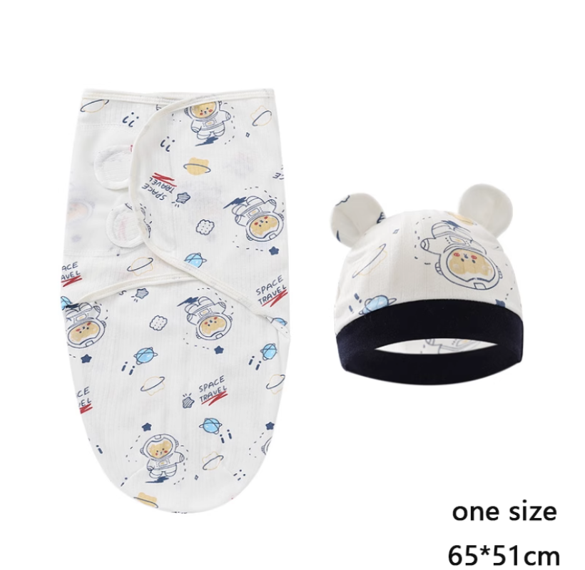 Newborn Swaddle Gro-Bag Anti-Startle Spring Autumn Quilt