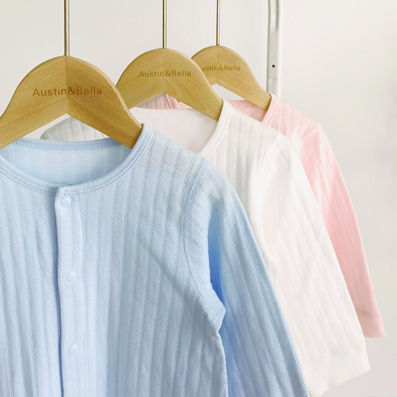 Baby Cotton Onesies Newborn Spring Autumn Pajamas