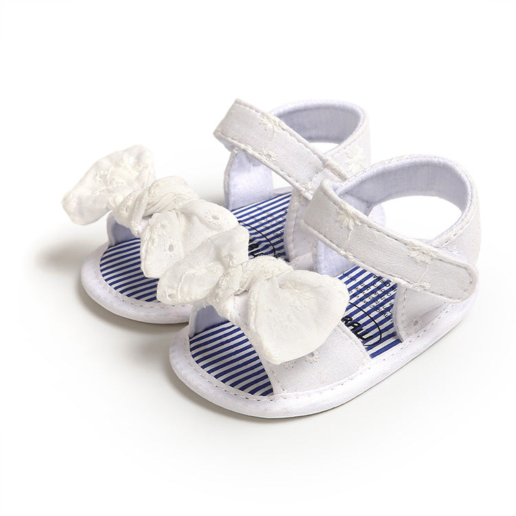 Summer Bowtie Baby Slip-On Shoes