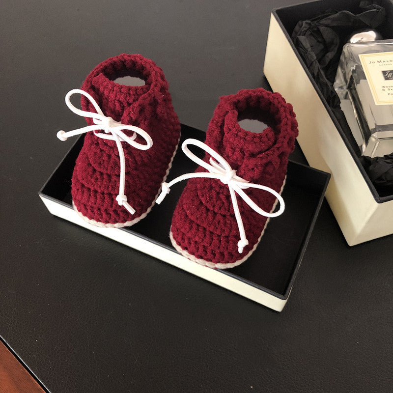 Hand-Woven Baby Shoes for Boys and Girls