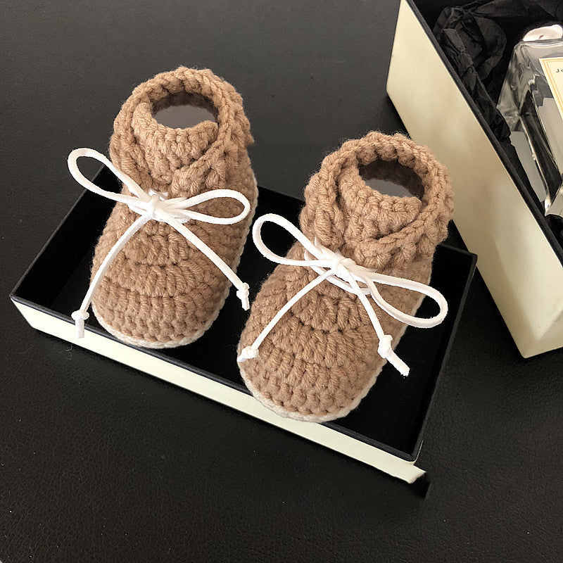 Hand-Woven Baby Shoes for Boys and Girls