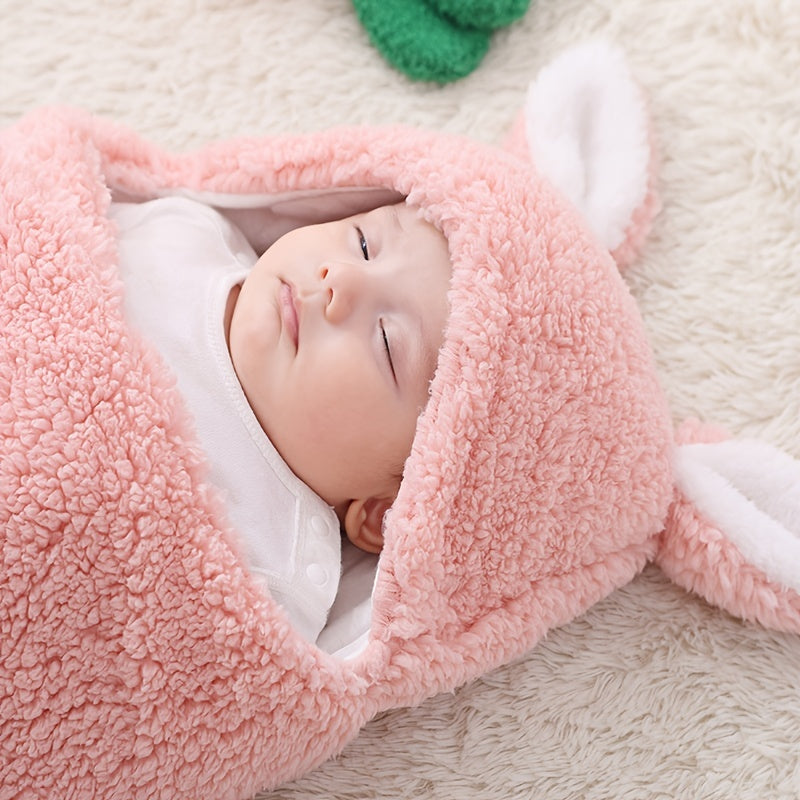 Super Soft Baby Sleeping Bag Fleece Wearable Swaddle Blanket