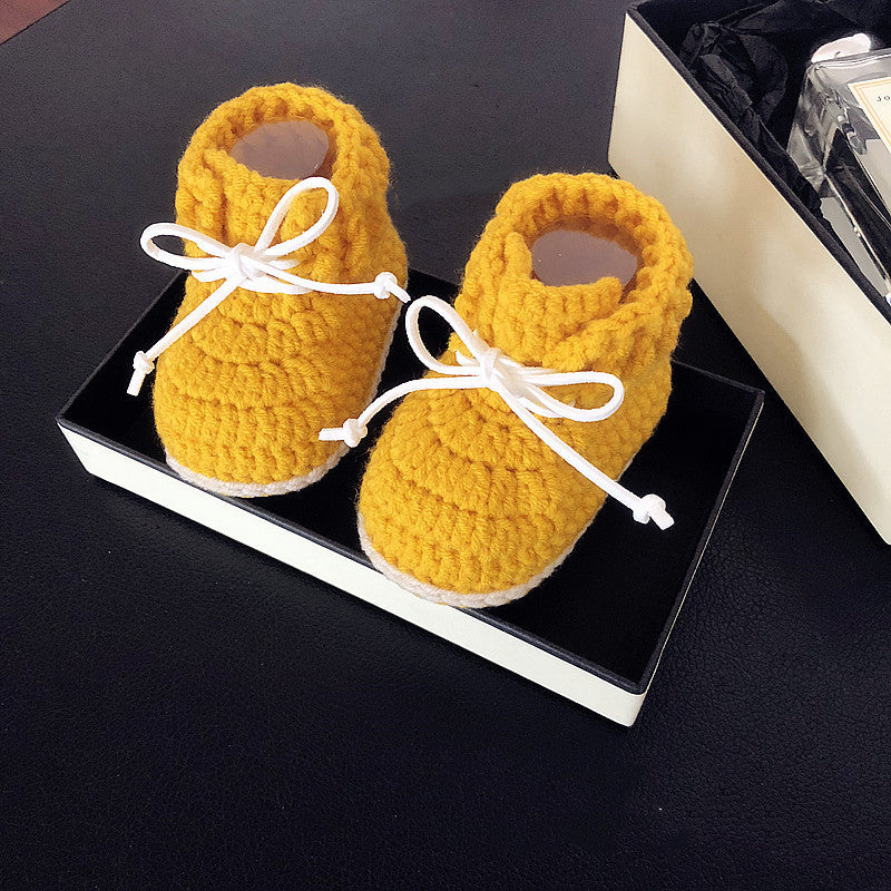 Hand-Woven Baby Shoes for Boys and Girls