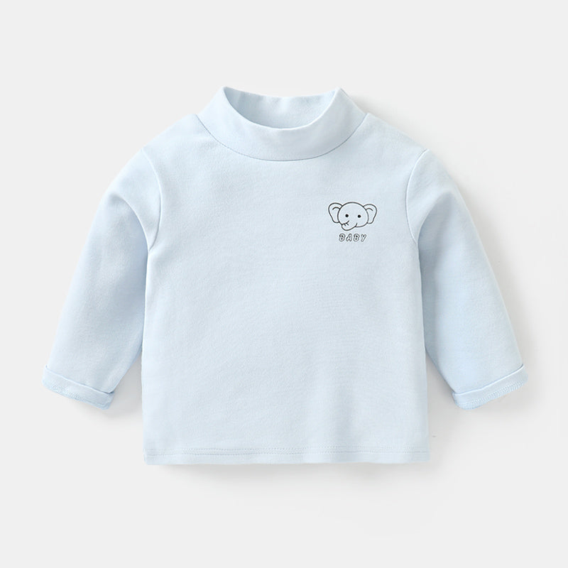 Baby High Neck Bodysuit Shirt