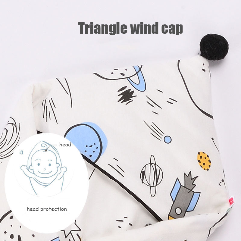 Breathable Baby Cotton Swaddle Printed Spring Autumn Quilt