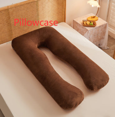 Multifunctional Cotton Maternity U-Shape Pillow Removable Washable