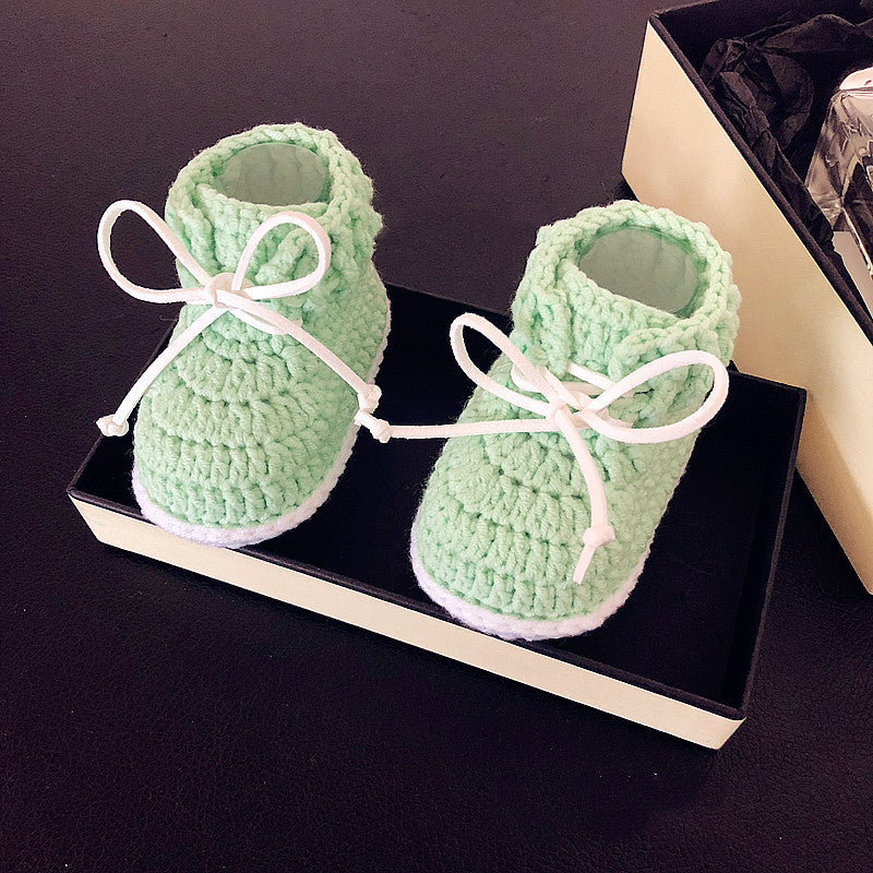 Hand-Woven Baby Shoes for Boys and Girls