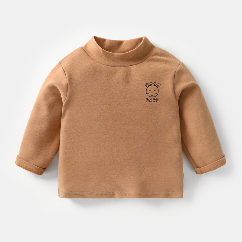 Baby High Neck Bodysuit Shirt