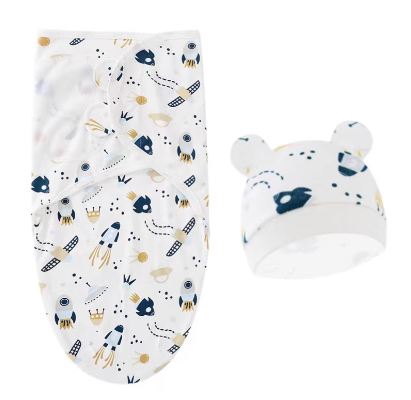 Newborn Swaddle Gro-Bag Anti-Startle Spring Autumn Quilt