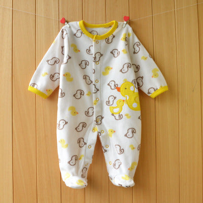 Thickened Baby One-Piece Pajamas