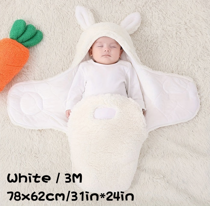 Super Soft Baby Sleeping Bag Fleece Wearable Swaddle Blanket