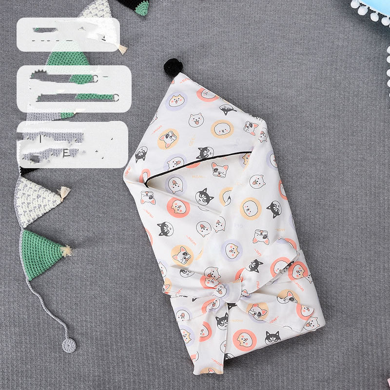 Breathable Baby Cotton Swaddle Printed Spring Autumn Quilt