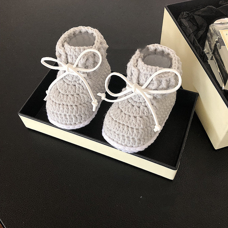 Hand-Woven Baby Shoes for Boys and Girls