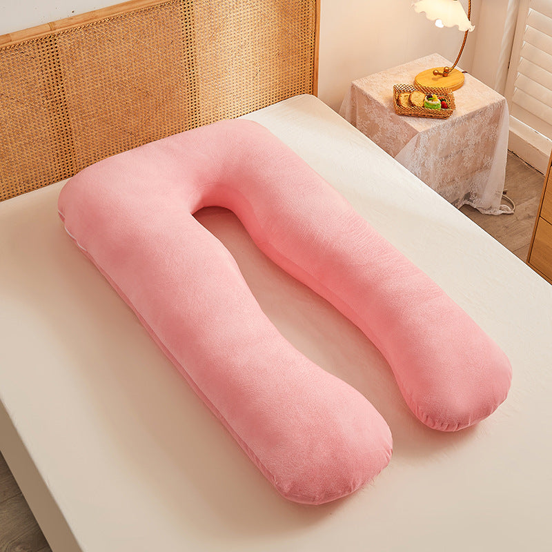 Multifunctional Cotton Maternity U-Shape Pillow Removable Washable