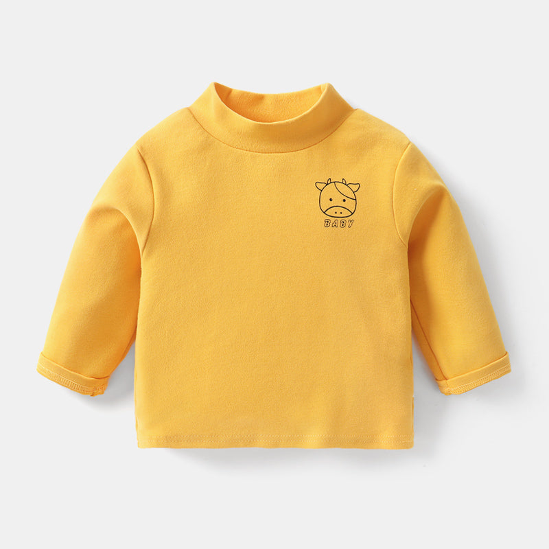 Baby High Neck Bodysuit Shirt