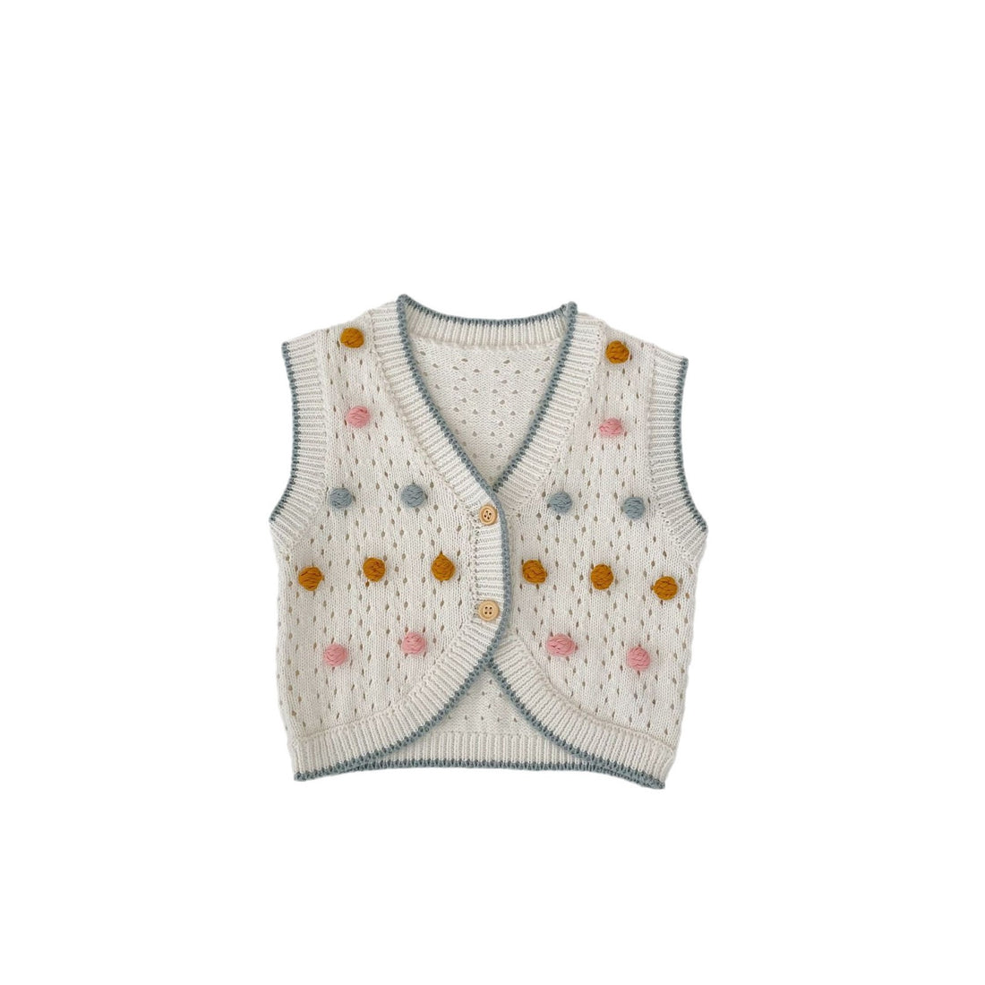 Baby Cotton Sweater Vest Cardigan