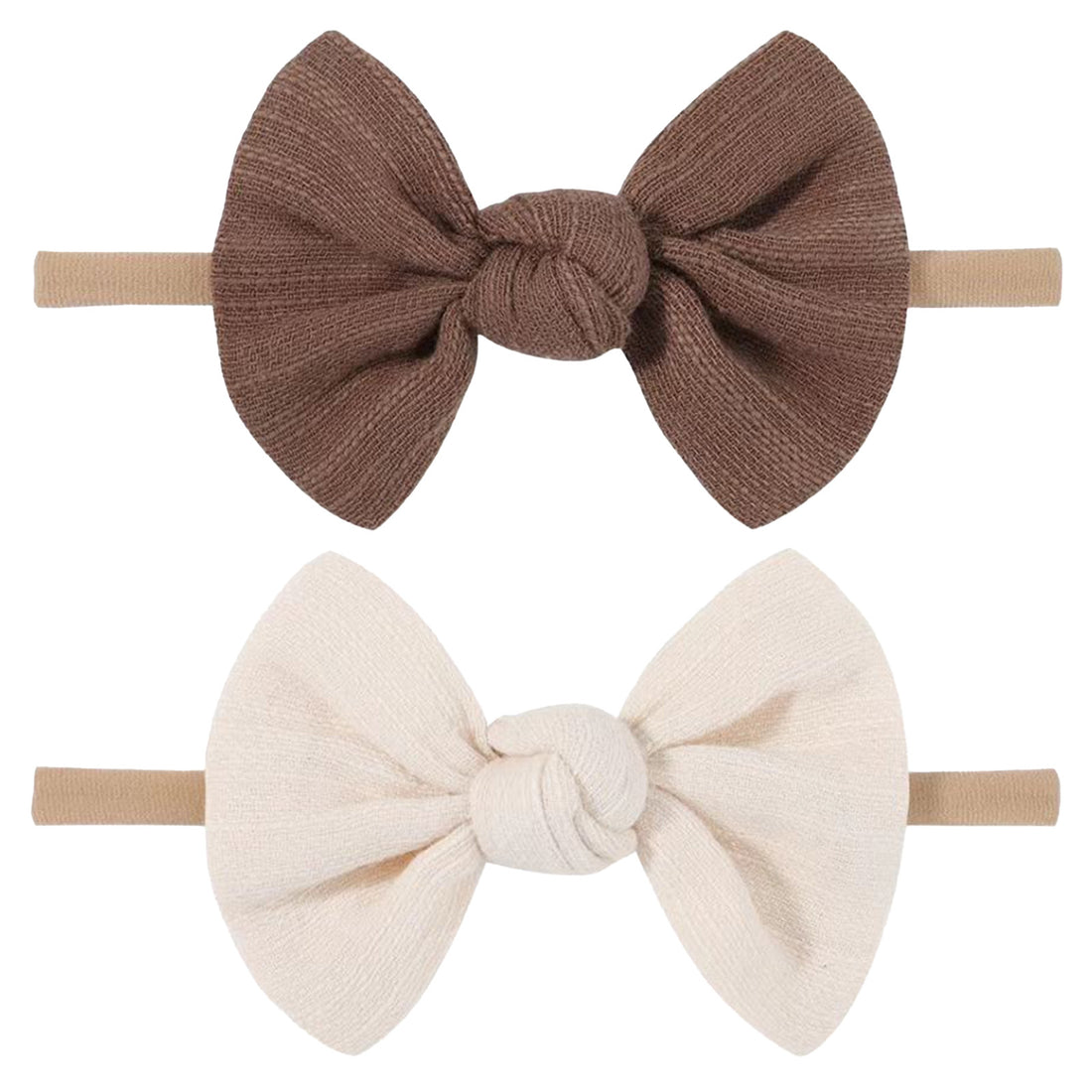 Soft Nylon Baby Headbands With Bow Hair Accessories