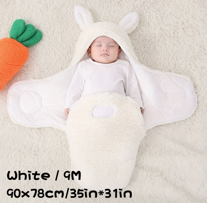 Super Soft Baby Sleeping Bag Fleece Wearable Swaddle Blanket