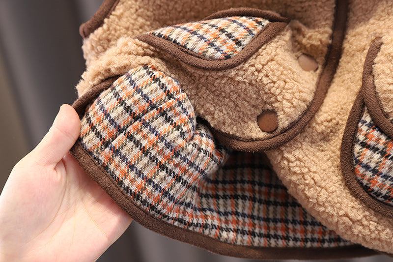 Baby Plus Velvet Warm Outfit for Kids