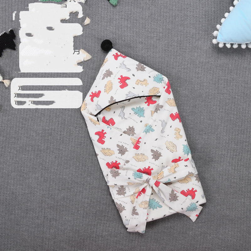 Breathable Baby Cotton Swaddle Printed Spring Autumn Quilt