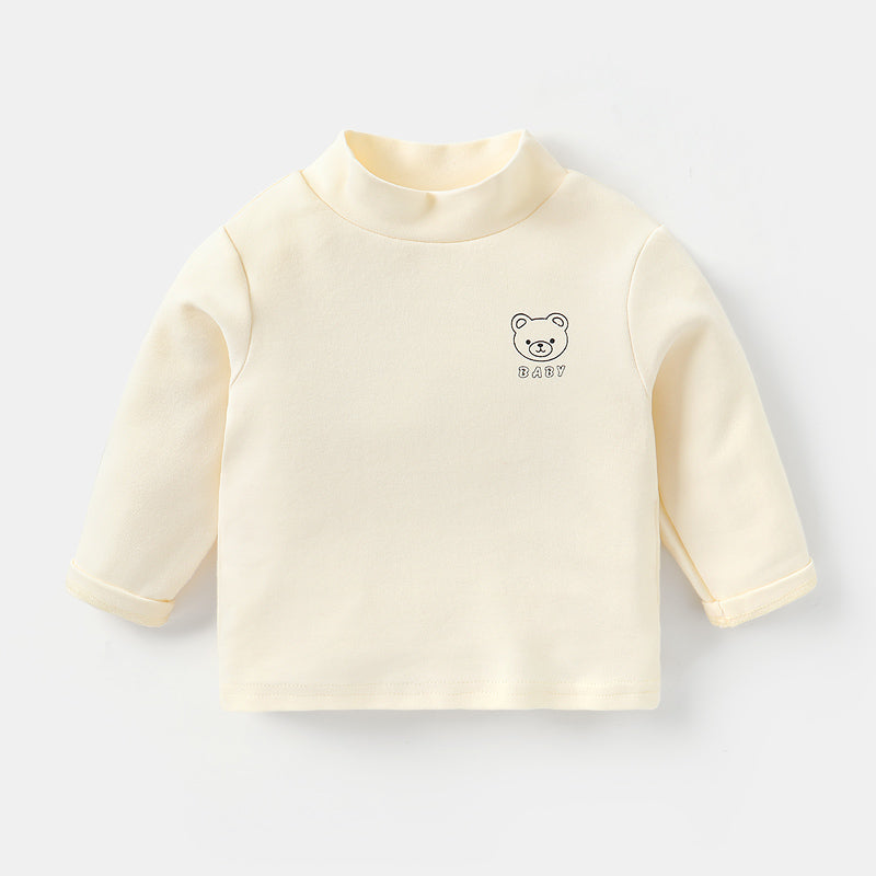 Baby High Neck Bodysuit Shirt