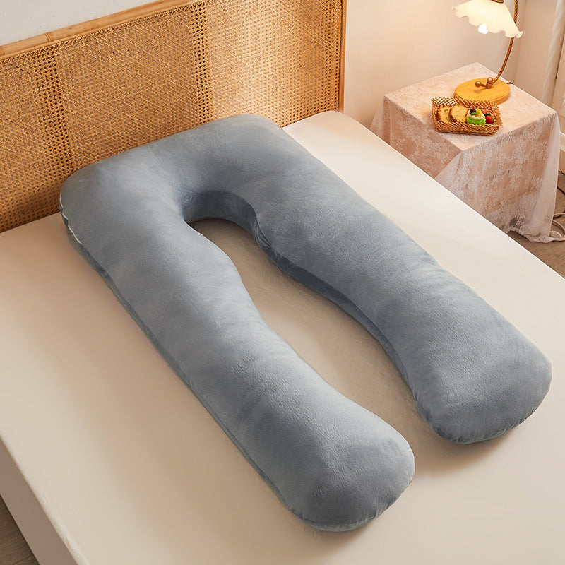 Multifunctional Cotton Maternity U-Shape Pillow Removable Washable