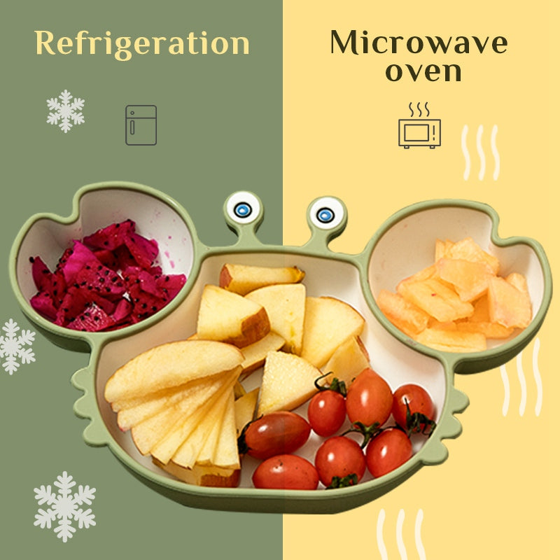 Silicone Non Slip Baby Feeding Plate And Bowl