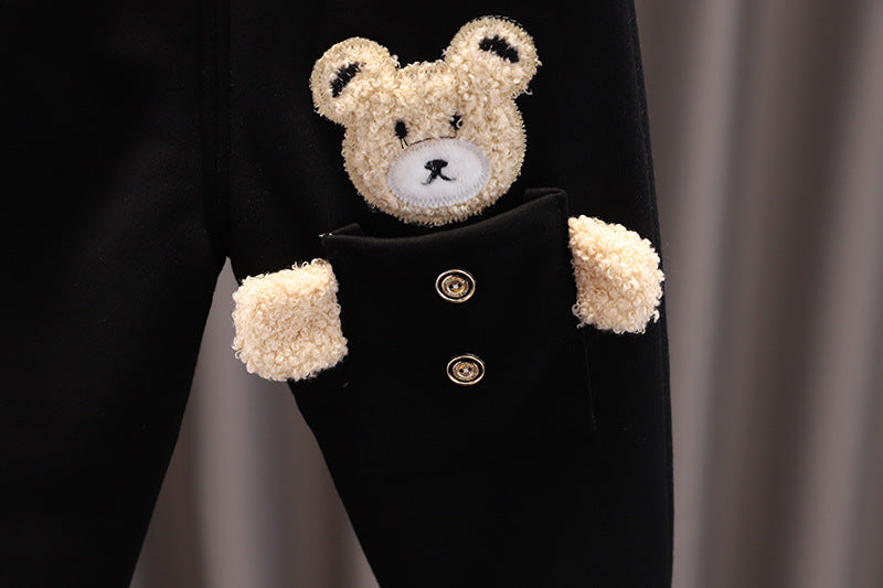 Baby Plus Velvet Warm Outfit for Kids