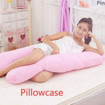 Multifunctional Cotton Maternity U-Shape Pillow Removable Washable