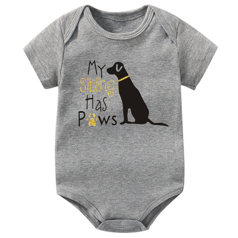 Printed Cotton Baby Romper One Piece Pajamas