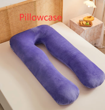 Multifunctional Cotton Maternity U-Shape Pillow Removable Washable