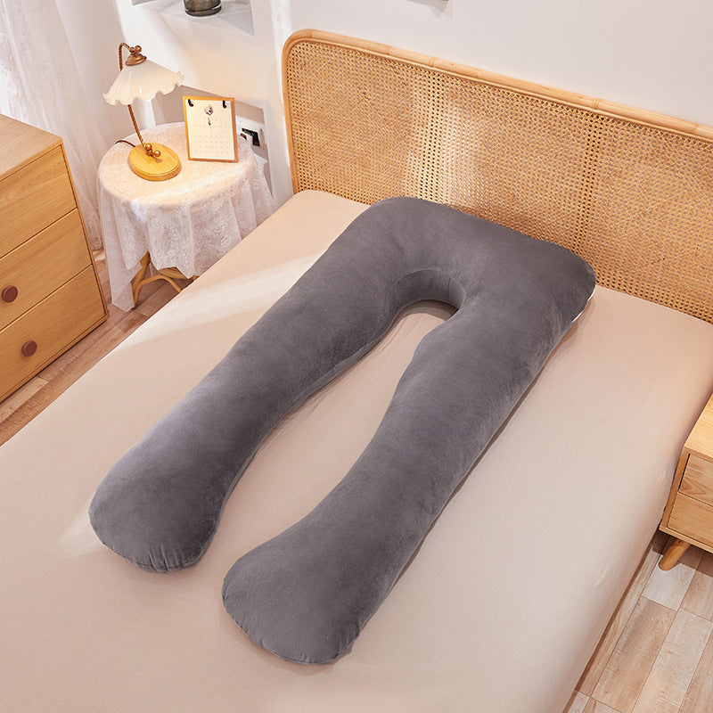 Multifunctional Cotton Maternity U-Shape Pillow Removable Washable