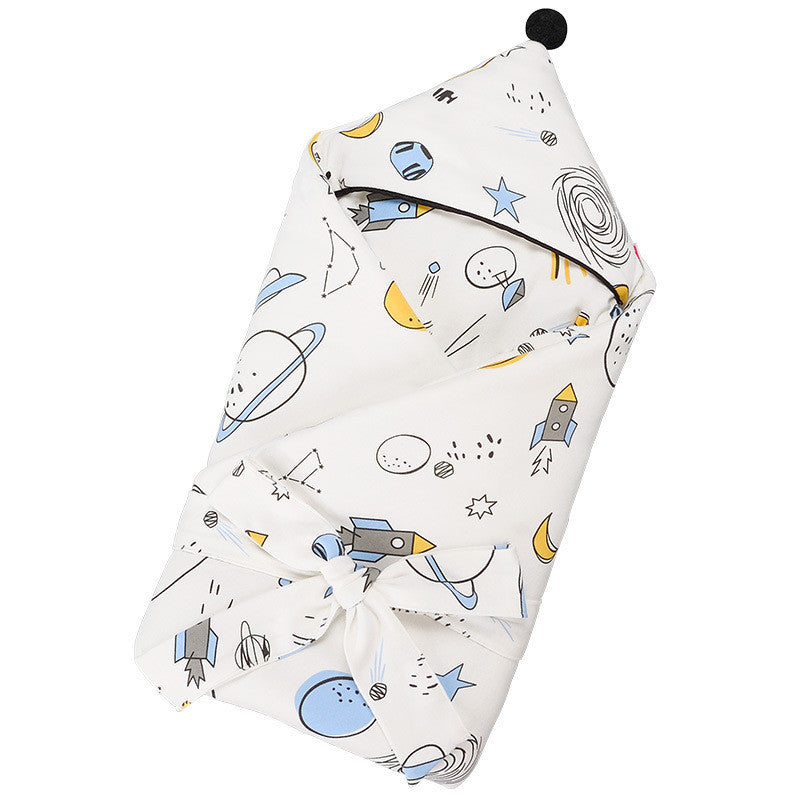 Breathable Baby Cotton Swaddle Printed Spring Autumn Quilt