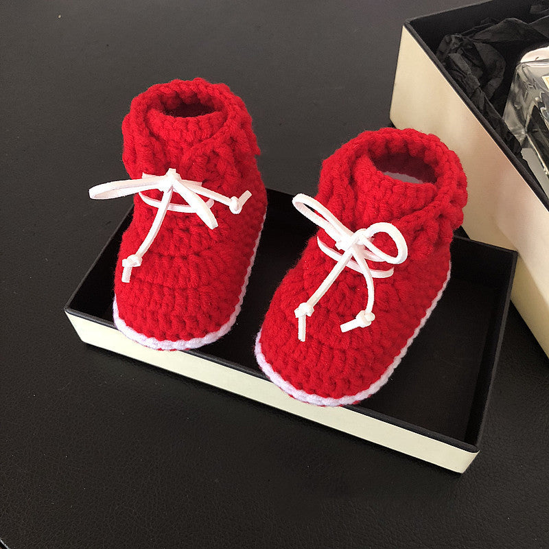 Hand-Woven Baby Shoes for Boys and Girls